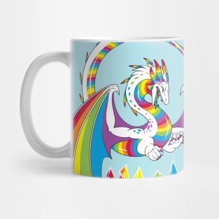 Rainbow Pride Dragon Mug